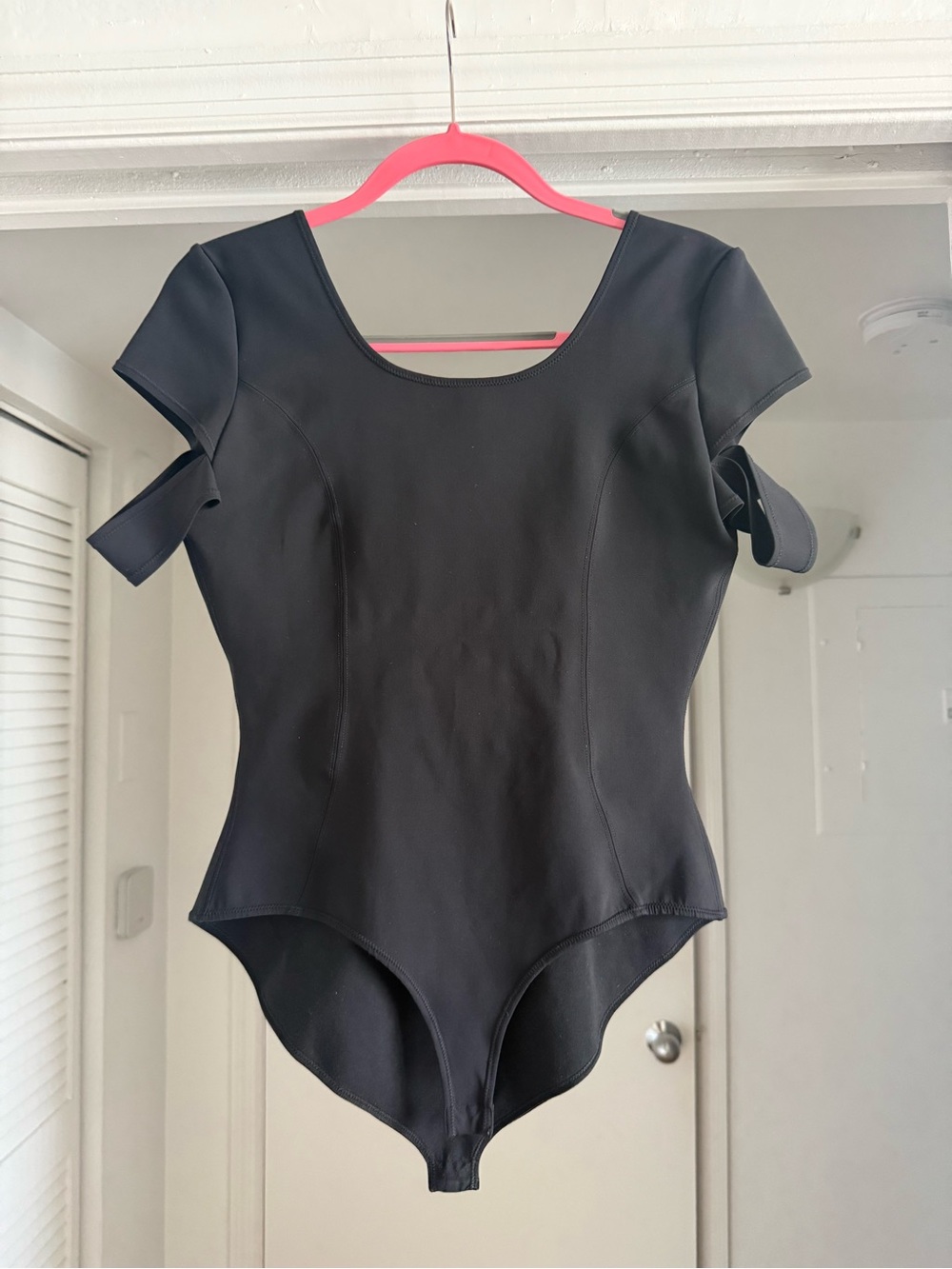 Helmut Lang Black Short-Sleeve Bodysuit